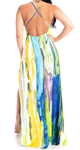 Paint Maxi Dress