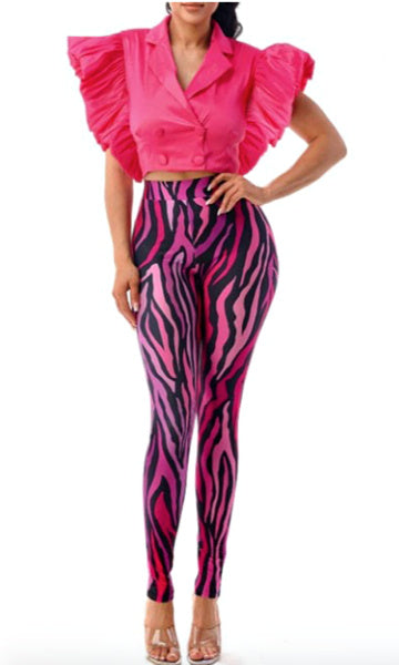 Pink Zebra Set Plus