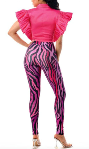 Pink Zebra Set Plus